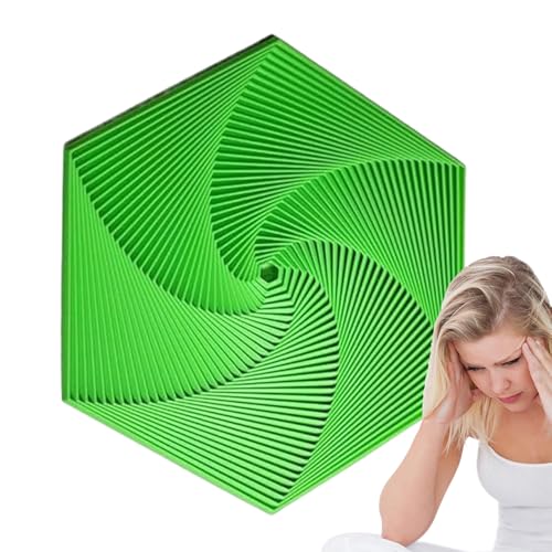 Fidget Spiral Spinner, sechseckiges Anti-Stress-Spielzeug – 3D-Illusion für sensorische Spiele, lustiges Spielzeug für Erwachsene zum Stressabbau Fidget Spiral Spinner, sechseckiges Anti-Stress-Spielzeug – 3D-Illusion für sensorische Spiele, lustiges Spielzeug für Erwachsene zum Stressabbau von Generisch