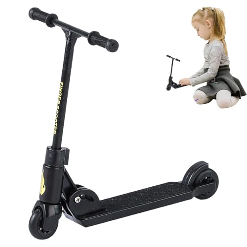 Finger Scooter, Toy Scooter, Finger-Scooter Faltbar, T-Typ Fingerbewegungs-Trittroller Mit Bremse, Lustiges Fingerspitzen-Bewegungs-Push-Board, Trainiert Die Fingerflexibilität Und Koordination von Generisch