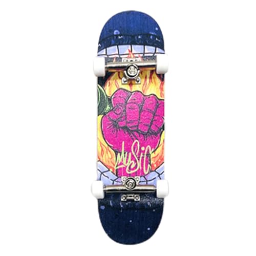Finger Skateboard 3,85×1,1 Zoll | Holzdeck-Skateboards Aus 5 Schichten Ahornholz Mit Kugellagern Für Smoothes Fahren Fördert Kreativität Koordination Und Feinmotorische Fähigkeiten Bei Kindern Finger Skateboard 3,85×1,1 Zoll | Holzdeck-Skateboards Aus 5 Schichten Ahornholz Mit Kugellagern Für Smoothes Fahren Fördert Kreativität Koordination Und Feinmotorische Fähigkeiten Bei Kindern von Generisch