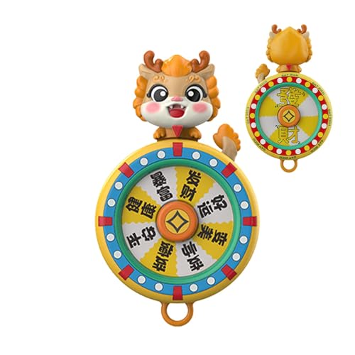 Finger-Spinner-Spielzeug, Finger-Kreisel | Fortune Fingerspielzeug Niedliches, lustiges Sinnesspielzeug, Geschenk zum Jahr des Drachen 2024 für Kinder und Erwachsene, Glückshandspinner von Generisch