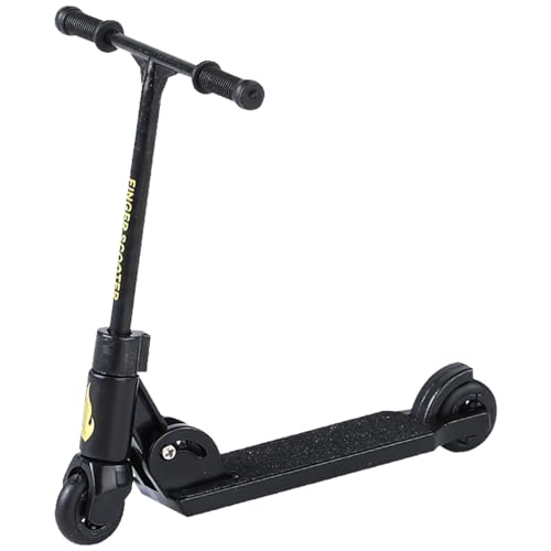 Fingerscooter - Tretroller Für Kinder | Faltbarer 2-Rad-Finger-BMX Mit Bremse, Rutschfester Fingerspitzen-Scooter, Finger-Skateboards-Fun-Scooter, Faltbarer T-förmiger Finger-Scooter, Fingerboard-Zube von Generisch