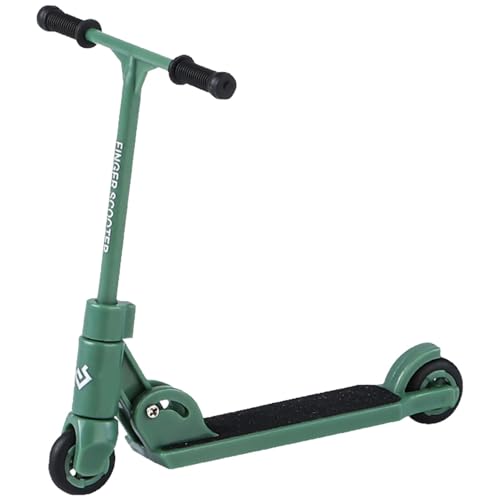 Fingerscooter - Tretroller Für Kinder | Faltbarer 2-Rad-Finger-BMX Mit Bremse, Rutschfester Fingerspitzen-Scooter, Finger-Skateboards-Fun-Scooter, Faltbarer T-förmiger Finger-Scooter, Fingerboard-Zube von Generisch