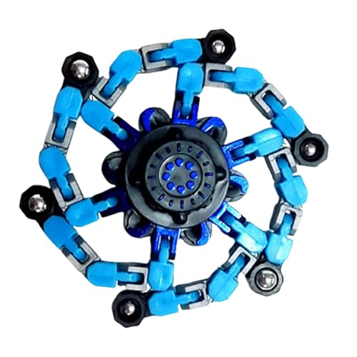 Fingertip Spin Top, Robot Fidget Spinner Spielzeug für Kinder Erwachsene, DIY Transformable Spinner Spielzeug Stress Relief Spinner Toy für Children Adults, Creative Finger Spinner(A) von Generisch