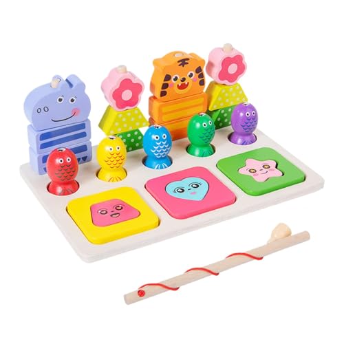 Fishing Game, Board Game, Magnetic Fun Activity Early Learning Skill Development Interactive Hand Eye Coordination Colorful, Educational Toys for Children von Generisch