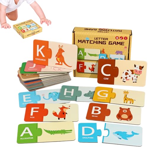 Flash-Karten, 26 Großbuchstaben, 1-20 Nummer Passende, Flash Karten Lernspielzeug Für Kleinkinder 2-4 Jahre Alt, Interaktive Spielzeug FürJungen Mädchen, Blau/Gelb Flash-Karten, 26 Großbuchstaben, 1-20 Nummer Passende, Flash Karten Lernspielzeug Für Kleinkinder 2-4 Jahre Alt, Interaktive Spielzeug FürJungen Mädchen, Blau/Gelb von Generisch