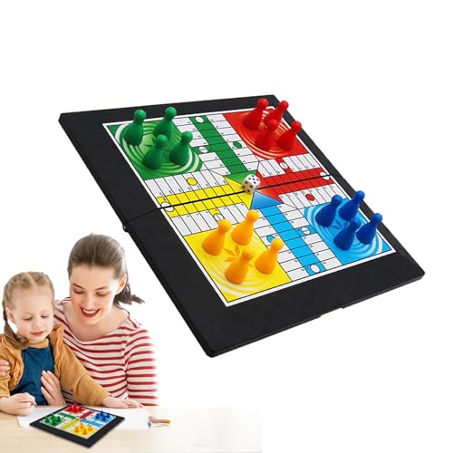 Fliegendes Schach, fliegendes Schachbrettspiel - Familien-Reisespiel zum Falten | Bildung Fliegendes Schach Tragbares Brettspiel Kinder Flugzeug Schach Brettspiel für Zuhause von Generisch