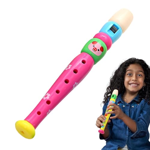 Flöteninstrument, Flöteninstrument für Kinder | Bunte Piccolo-Flöte für Kinder - Bunte Piccolo-Flöte, Kindermusik, Klangspielzeug, Lernrhythmusinstrument für und Mädchen von Generisch
