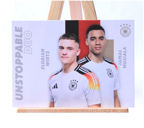 Florian Wirtz und Jamal Musiala DFB Team 2024 Fußball Sammelkarte DUO-02 Panini von Generisch