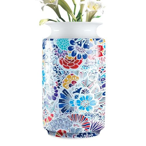 Flower Vase, Vases for Flowers, Aesthetic Puzzle Vase, Unique Puzzle Crafts,Unique Jigsaw Puzzles Vase, Aesthetic Craft Planter Puzzle 8.07x4.53x4.53 Inches for Stylish Room Accent, Home Decoration von Generisch