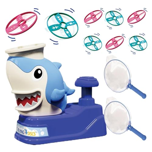 Flugscheiben-Spielzeug, Flugscheiben für Kinder | Außenaktivitäten Toy Shark Flying Spinner Disc | Niedliches Outdoor-Rasenspiel, Familien-Hinterhofspiele für Parks, Strände, Hinterhöfe von Generisch