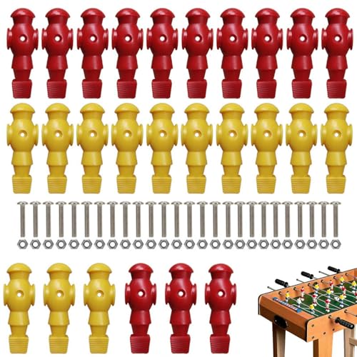 Foosball Men, Football Figures, Table Football, Game Figures, Foosball Accessories, Game Components, 26x Small Doll Figure, Foosball Components Game Figure for Football Machine Accessories von Generisch