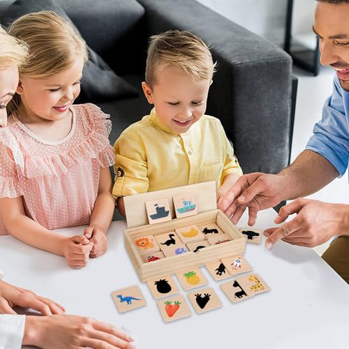 Formpuzzle, Kleinkindformen passende Spielzeuge | Hölzerner Schatten Matching Puzzle Kinder Spielzeug,Logischer Denk Trainer, Muster lernen Fruchterkennungsaktivität für Kinder im Vorschulalter Homerä Formpuzzle, Kleinkindformen passende Spielzeuge | Hölzerner Schatten Matching Puzzle Kinder Spielzeug,Logischer Denk Trainer, Muster lernen Fruchterkennungsaktivität für Kinder im Vorschulalter Homerä von Generisch