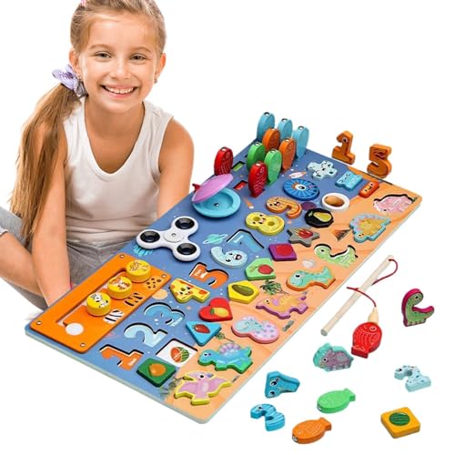 Formpuzzles für Kinder, Formpuzzlespielzeug aus Holz, Dinosaurier-Thema Holzbrettspiel Lernspielzeug, Passende Formsortierer-Puzzles für die -Pädagogik zu Hause im Kindergarten von Generisch