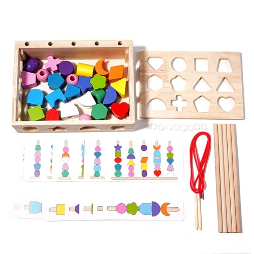 Formsortierer | Holz Vorschul Lernspielzeug Formenpuzzle Perlenauffädelung Sequenzspielzeug Feinmotorik Fähigkeiten Für Und Mädchen | Formenblock Reihenfolge Spiel Mit Perlen Für Mädchen Geburtstag We Formsortierer | Holz Vorschul Lernspielzeug Formenpuzzle Perlenauffädelung Sequenzspielzeug Feinmotorik Fähigkeiten Für Und Mädchen | Formenblock Reihenfolge Spiel Mit Perlen Für Mädchen Geburtstag We von Generisch