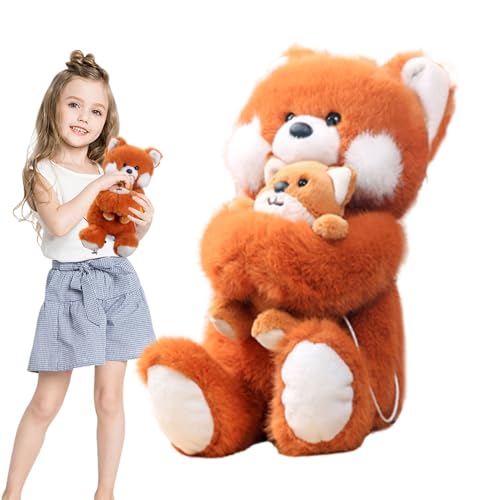 Fox Plüsch, gefüllter Fuchs | Eng Doll Mama und Babys Tier | Simulation Huggable niedlich entzückender weicher Plüsch für Wohnkultur, Partybevorzugungen, Weihnachten, Tierliebhaber Fox Plüsch, gefüllter Fuchs | Eng Doll Mama und Babys Tier | Simulation Huggable niedlich entzückender weicher Plüsch für Wohnkultur, Partybevorzugungen, Weihnachten, Tierliebhaber von Generisch