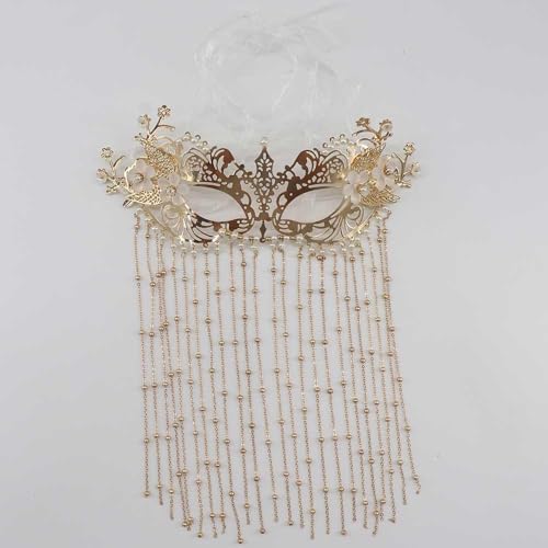 Frauen-Masken, Schleier, Maskerade, Kette, Tanzzubehör, Haarschmuck für Partys, Ball, Bauchtanz, Bühne, Cosplay Frauen-Masken, Schleier, Maskerade, Kette, Tanzzubehör, Haarschmuck für Partys, Ball, Bauchtanz, Bühne, Cosplay von Generisch