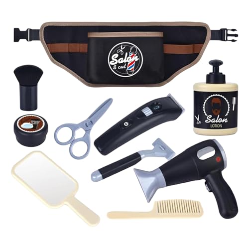 Generisch Kinderfriseurspielzeug, Friseursalon Set, Hair Styling Accessories, Kinder Friseurladen Rollenspiel, Haarschnitt Friseur Und Mode Make Up Set, Haarstyling Zubehör Geschenke von Generisch