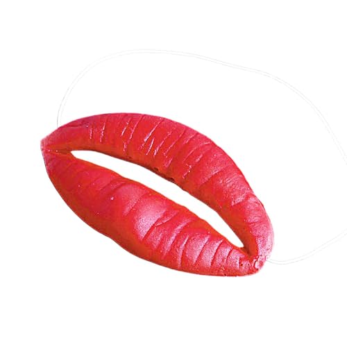 Funny Lippen Requisiten - rote Lippen lustiges Spielzeug | Rote Lippen Streichmaterial Cosplay -Requisiten, rote Lippen Streich Stuff Gag Spielzeug, große Lippen Streich Spielzeug, Wurst Mund von Generisch