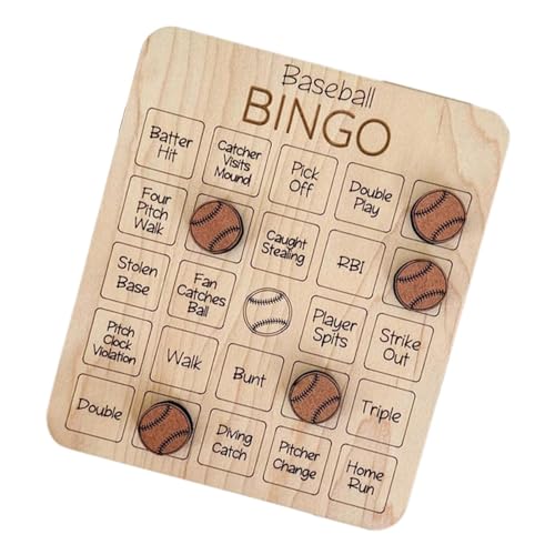 Fußball-Bingo-Spiel, Sport-Bingo-Spiel, Fußball-Bingo-Spiel, Schachbrett-Spielzeugset für Kinder und Erwachsene, Familienspaß von Generisch