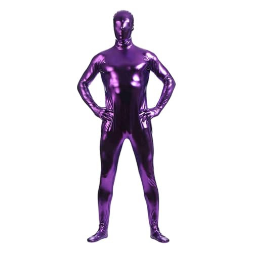 Ganzkörperanzug, Bodysuit Erwachsene, Cosplay, Zentai Suit, Flauschig, Greenscreen Anzug, Tight, Cosplaynzug, Rave Karneval, Unisex Stretch-Kostüm, Body Suit Bodysuit Man Catsuit Männer von Generisch