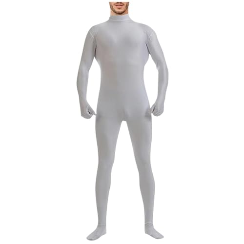 Ganzkörperanzug, Ganzkörper Overall für Erwachsene, Flauschig, Zentai Suit, Cosplay, Cosplaynzug, Rave Karneval, Greenscreen Anzug, Tight, Unisex Stretch-Kostüm, Bodysuit Man Catsuit Männer Body Suit von Generisch