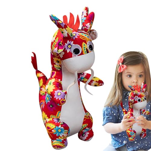 Gefülltes Drachenplüschtier,Drachenstofftier | Kuscheltier Plüschpuppe Drache Süßes Spielzeug - Exquisiter, weicher, anschmiegsamer Plüsch, Sammel-Plüschtiere, Drachen- für Familie, Kinder, Freun von Generisch