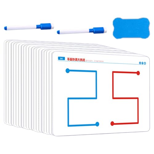 Gehirntraining-Karten – 20-teiliges Memory-Spiel Für Kognitive Förderung | Karten Zur Hand-Augen-Koordination Und Feinmotorik, Unterstützt Linke Und Rechte Gehirnhälfte, Ideal Für Eltern-Kind Interakt Gehirntraining-Karten – 20-teiliges Memory-Spiel Für Kognitive Förderung | Karten Zur Hand-Augen-Koordination Und Feinmotorik, Unterstützt Linke Und Rechte Gehirnhälfte, Ideal Für Eltern-Kind Interakt von Generisch