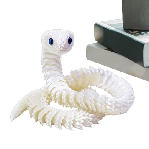 Gelenkige Schlangen-Fidget-Figur, bewegliche Tierfiguren, realistische Schlangenstreiche, für Schreibtisch, Bett, Tisch, Bücherregal, Armaturenbrett, Auto-Inneneinrichtung, Tischplatte Gelenkige Schlangen-Fidget-Figur, bewegliche Tierfiguren, realistische Schlangenstreiche, für Schreibtisch, Bett, Tisch, Bücherregal, Armaturenbrett, Auto-Inneneinrichtung, Tischplatte von Generisch