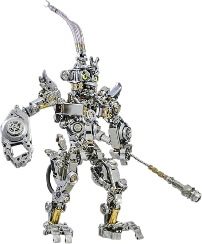 Generic 3D DIY Metall Monkey Warrior Model Kit - 942PCS+ Mechanische Montage Puzzle für Erwachsene, Kreative Steampunk Display Figur Generic 3D DIY Metall Monkey Warrior Model Kit - 942PCS+ Mechanische Montage Puzzle für Erwachsene, Kreative Steampunk Display Figur von Generisch
