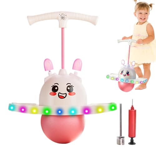 Generico Hüpfbälle mit Griffen für Kinder – verstellbarer Hüpfball mit Griff | verstellbarer Springer mit Hasenohren für Indoor-Aktivitäten Kinder und Erwachsene Sportspiele Generico Hüpfbälle mit Griffen für Kinder – verstellbarer Hüpfball mit Griff | verstellbarer Springer mit Hasenohren für Indoor-Aktivitäten Kinder und Erwachsene Sportspiele von Generisch