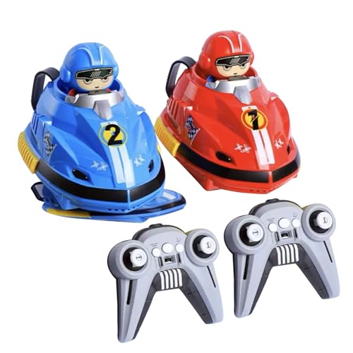 Generico Kids Rc Bumper Car Toys, Rc Cartoon Vehicles Toys, Rc Bumpers, Rc Toys for Boys, Rc Battle Race Car Set Rc Cartoon Car Toys with Light and Music Christmas Birthday Aged 3-5 von Generisch