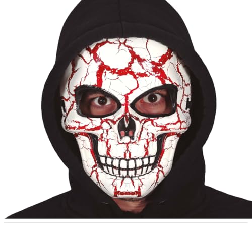 Generico Maske Totenkopf Blutig aus PVC HALLOWEEN CARNEVAL von Generisch