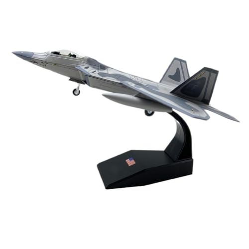 Generico Modell F-22 Raptor aus Druckgusslegierung im Maßstab 1/100 - US-Militär-Flugzeugsammelflugzeug Generico Modell F-22 Raptor aus Druckgusslegierung im Maßstab 1/100 - US-Militär-Flugzeugsammelflugzeug von Generisch