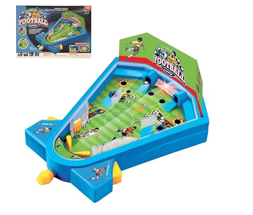 Generico Spiel Fußball Flipper Fußball Tischfußball Spiel Flipper Sport 2 in 1 Fußball und Flipper Tisch Spiel Flipper Fußball mit Licht und Sound Mini Tischfußball Flipper Football von Generisch