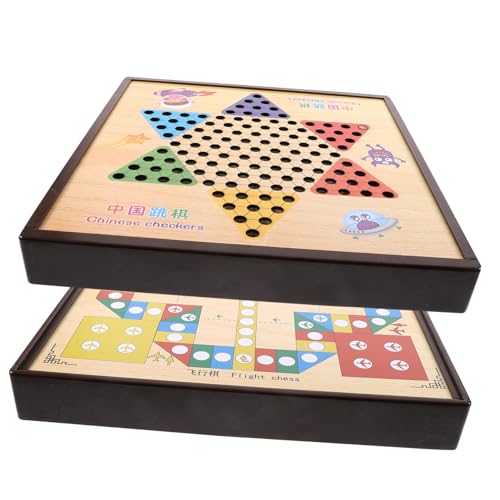 Generisch 1 Satz Schach Spiel Airhockeytisch für zabawki stymulujące rozwój Educational Toys hölzern von Generisch