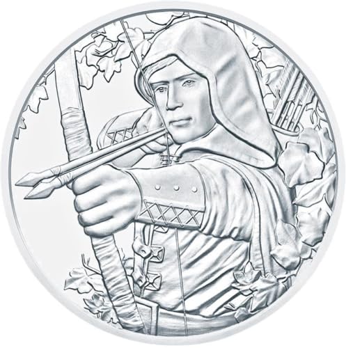 Generisch 1 oz Silbermünze 825 Jahre Wien Münze - Robin Hood 2019 - Stempelglanz Silver Coin von Generisch