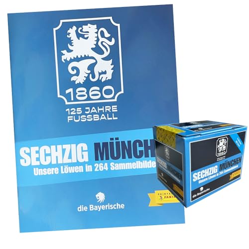 Generisch 1860 München - 125 Jahre Fußball - Sammelsticker - 1 Display (50 Tüten) + Album von Generisch