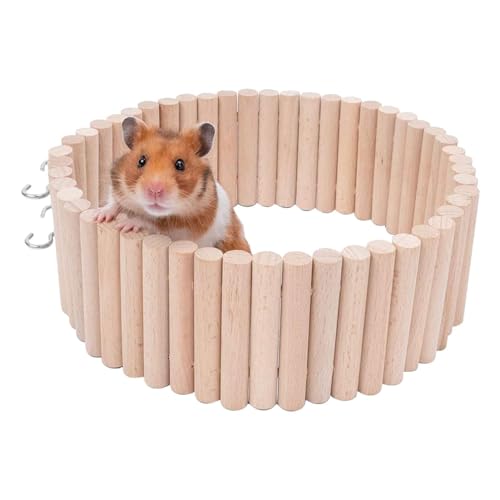 Generisch 2-in-1 Kletterleiter-Spielzeug, Hamster Zaun Hamster Brücke Leiter, Hamster Brücke, Harmloses Holzspielzeug und Käfigzubehör, Hamster Zubehör für den Käfig von Generisch