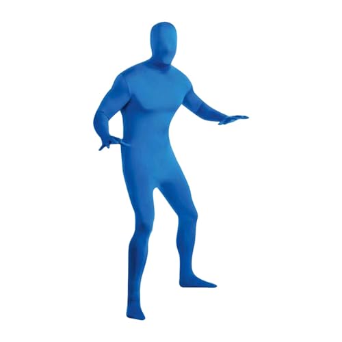 Generisch 2024 Erwachsene Open Face Zentai Cosplay Jumpsuit Ganzkörperanzug Orange Tight Ganzkörperanzug Kostüm Bodysuit Kostüm für Party Halloween Weihnachten Unisex von Generisch