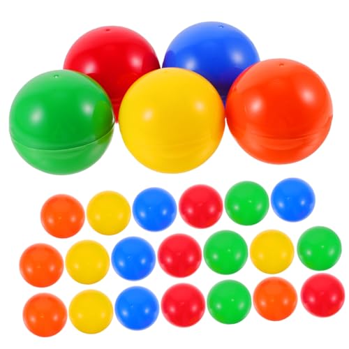 Generisch 25St Lotteriekugel Bingo-Taschen Mini Bunte Kugel Pongbälle Tombola-Tickets Spiele Jumbo tischtennisball tischfussball Event glückskekse Bälle rufen Sphäre Partybälle PVC von Generisch