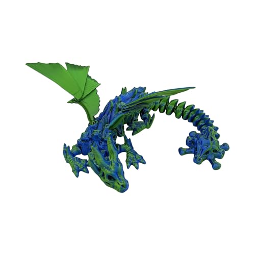 Generisch 3D Gedrucktes Drachenei,3D-Gedruckter Drache Im Ei,Kristalldrachenspielzeug Drachenspielzeug für Kinder, Jungen und Mädchen von Generisch