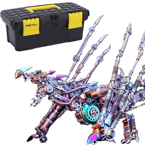 Generisch 3D-Metallpuzzle Drachen-Mechanikmodell, 1390+ Teile 3D-Steampunk-Metallspielzeug 3D-Puzzle Kreative Schreibtischdekoration DIY-Bausätze für Jugendliche und Erwachsene Generisch 3D-Metallpuzzle Drachen-Mechanikmodell, 1390+ Teile 3D-Steampunk-Metallspielzeug 3D-Puzzle Kreative Schreibtischdekoration DIY-Bausätze für Jugendliche und Erwachsene von Generisch