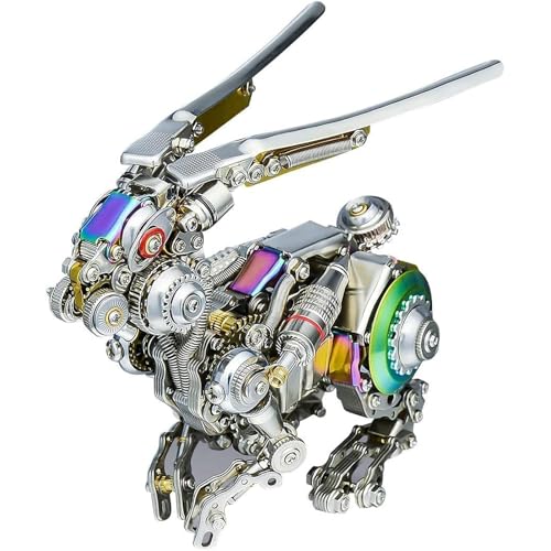 Generisch 3D-Metallpuzzle für Erwachsene, DIY-Bausatz zum Bauen, Kaninchenmodell-Bausatz 500+PCS Mechanisches Tiermodell, 3D-Puzzle-Schreibtischdekoration Generisch 3D-Metallpuzzle für Erwachsene, DIY-Bausatz zum Bauen, Kaninchenmodell-Bausatz 500+PCS Mechanisches Tiermodell, 3D-Puzzle-Schreibtischdekoration von Generisch