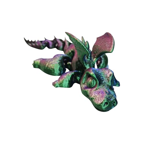 Generisch 3D-Mini-Drache im Ei, kleine Miniatur des Drachen, schlüpfender Drache, neugeborener Drache im Ei, Kunst, Drachenstatue, Desktop-Ornamente für Fantasy-Enthusiasten, Sammler von Generisch