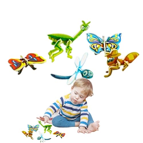 3D-Tierpuzzle für Erwachsene, 3D-Tierpuzzle für Kinder,Flugzeugmodell-Puzzle 10 Teile | Pädagogische 3D-Puzzles, 3D-Puzzlespielzeug für Mädchen und Jungen, STEM-Puzzlemodelle für Geburtstag von Generisch