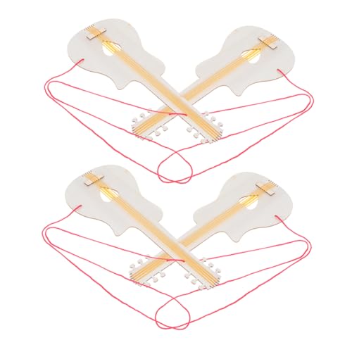 Generisch 4 Stück Holz Gitarre für DIY Malspaß für Kleine Musiker Ergonomisches Design für Kindergarten und Zuhause Kreatives Musikinstrument für Jungen Generisch 4 Stück Holz Gitarre für DIY Malspaß für Kleine Musiker Ergonomisches Design für Kindergarten und Zuhause Kreatives Musikinstrument für Jungen von Generisch