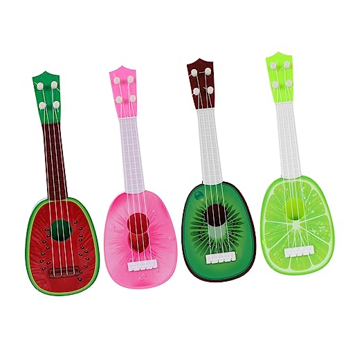 Generisch 4 Stück Mini Gitarre Kinderspielzeug Gitarren Für Für Jungen Mini Kleinkind Musik Kindermusik Mini Ukulele Ukulele Bunter Kunststoff von Generisch