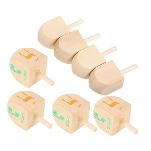 Generisch 8 Stück Kreiselspielzeug für Chanukka-Plüsch Kreisel -Spinnspielzeug Chanukka-Dreidel-Spiel hagazussa Chanukka-Kreisel Chanukka-Kranz Hanukka - Holz Generisch 8 Stück Kreiselspielzeug für Chanukka-Plüsch Kreisel -Spinnspielzeug Chanukka-Dreidel-Spiel hagazussa Chanukka-Kreisel Chanukka-Kranz Hanukka - Holz von Generisch