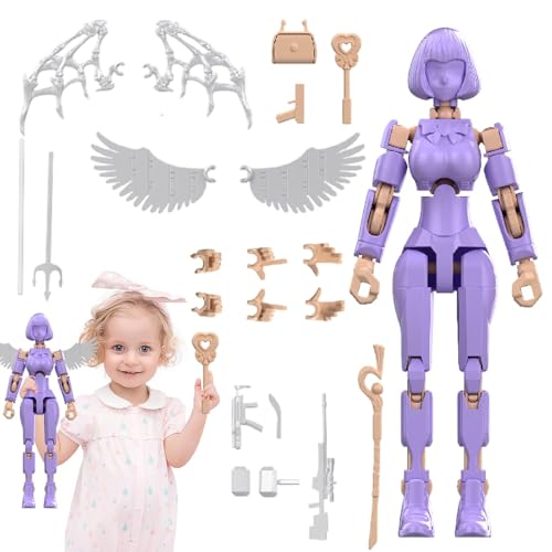 Generisch Actionfiguren-Set, Bausteine-Figur - Voll bewegliches Figurenmodell-Set für Kinder - Kreatives Actionfiguren-Set, Actionfiguren-Spielzeug für, Mädchen, Kinder von Generisch