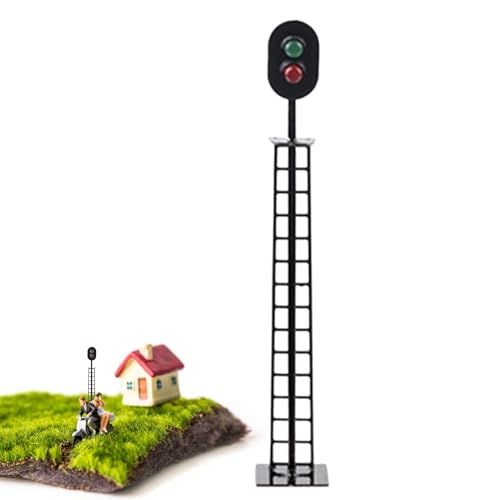 Generisch Ampelspielzeug, Ampelspielzeug - Simulationsmodell -Eisenbahnzug Signale,Signal leichte Spielzeug, Stopp Licht für Kinder, handgefertigte Szenendekoration, Sandtischdekoration für Mädchen von Generisch